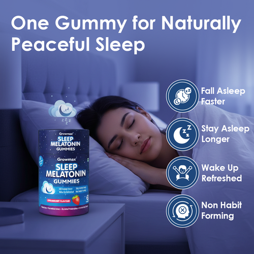 Growmax Melatonin Gummies