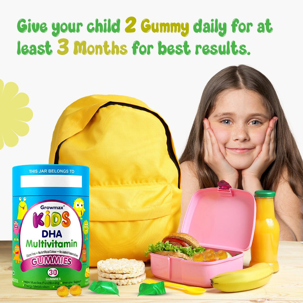 Growmax Kid's DHA Multivitamin Gummies