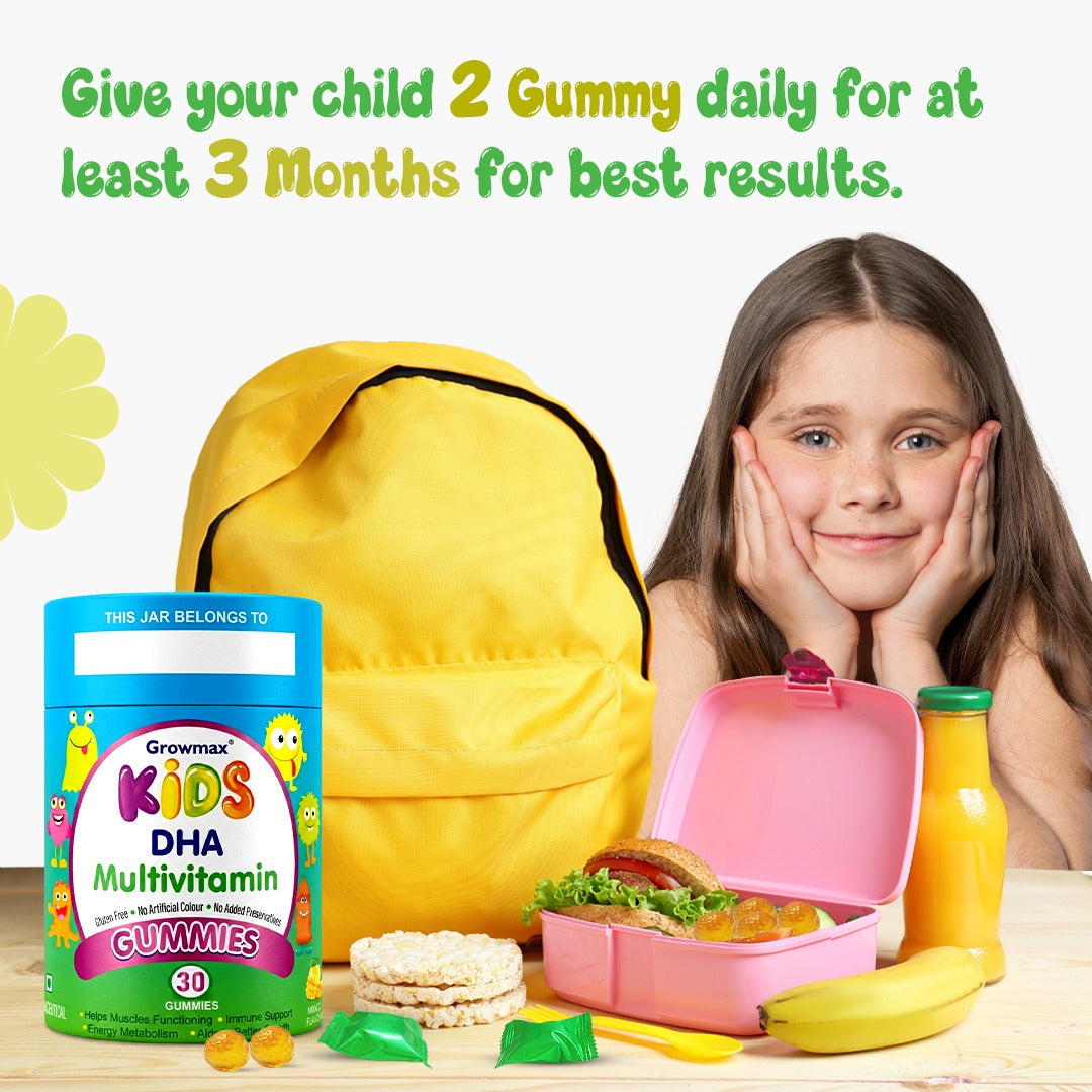Growmax Kid's DHA Multivitamin Gummies