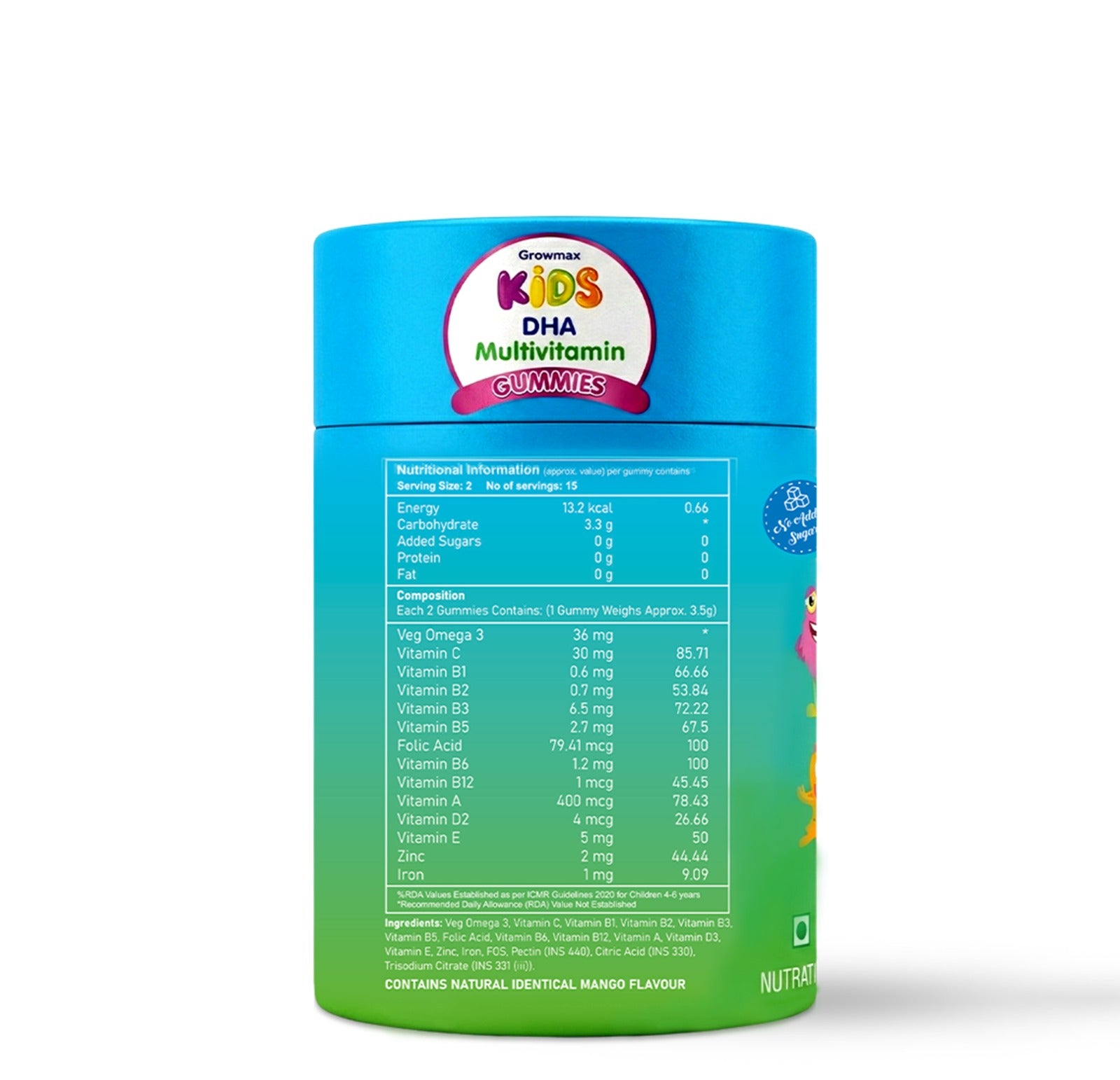 Growmax Kid's DHA Multivitamin Gummies