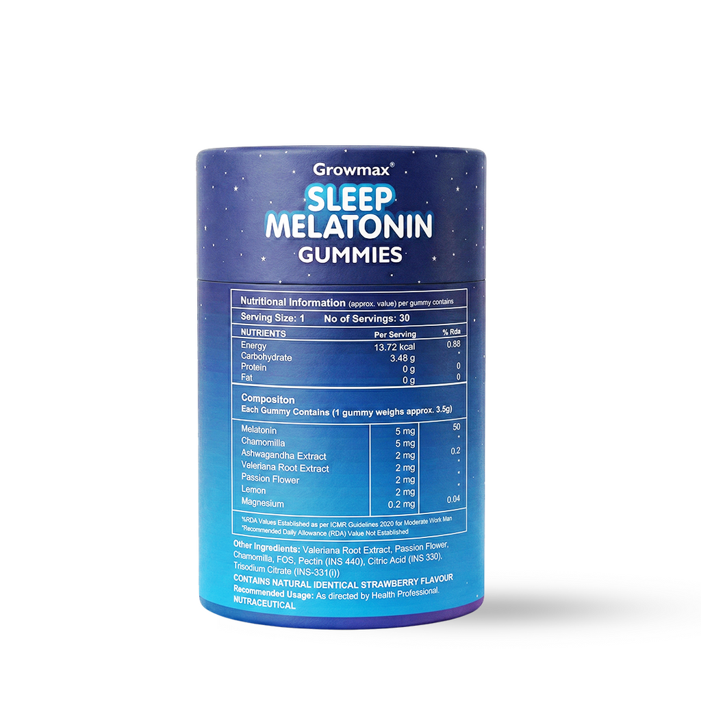 Growmax Melatonin Gummies